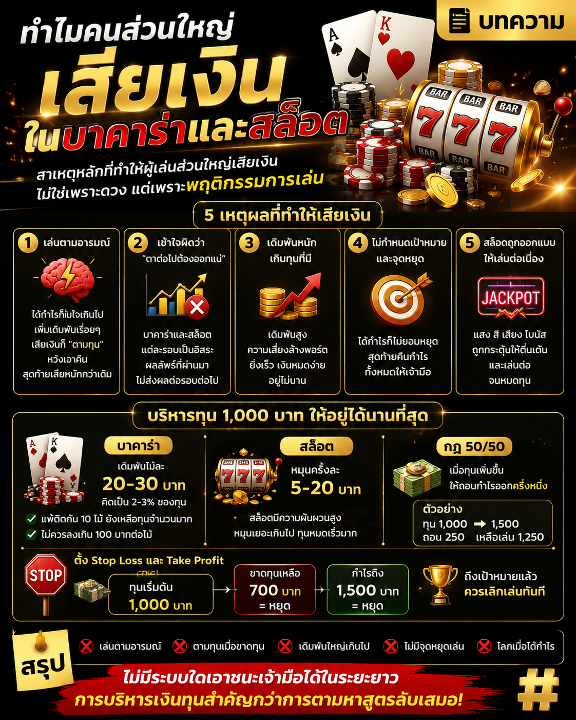 เสียเงินบาคาร่า